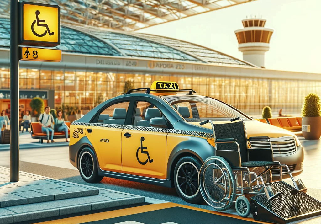taxi adapté, mobilité réduite, transport aéroport,Taxi Adapté Accessibilité Aéroport Transport Inclusif